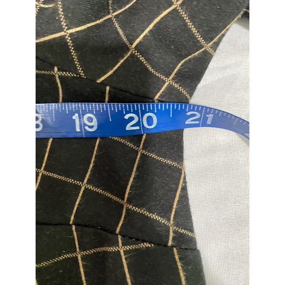 J Jill Womens Pullover Top Blouse Tunic Black Tan Viscose Nylon Spandex 1X - Picture 6 of 12